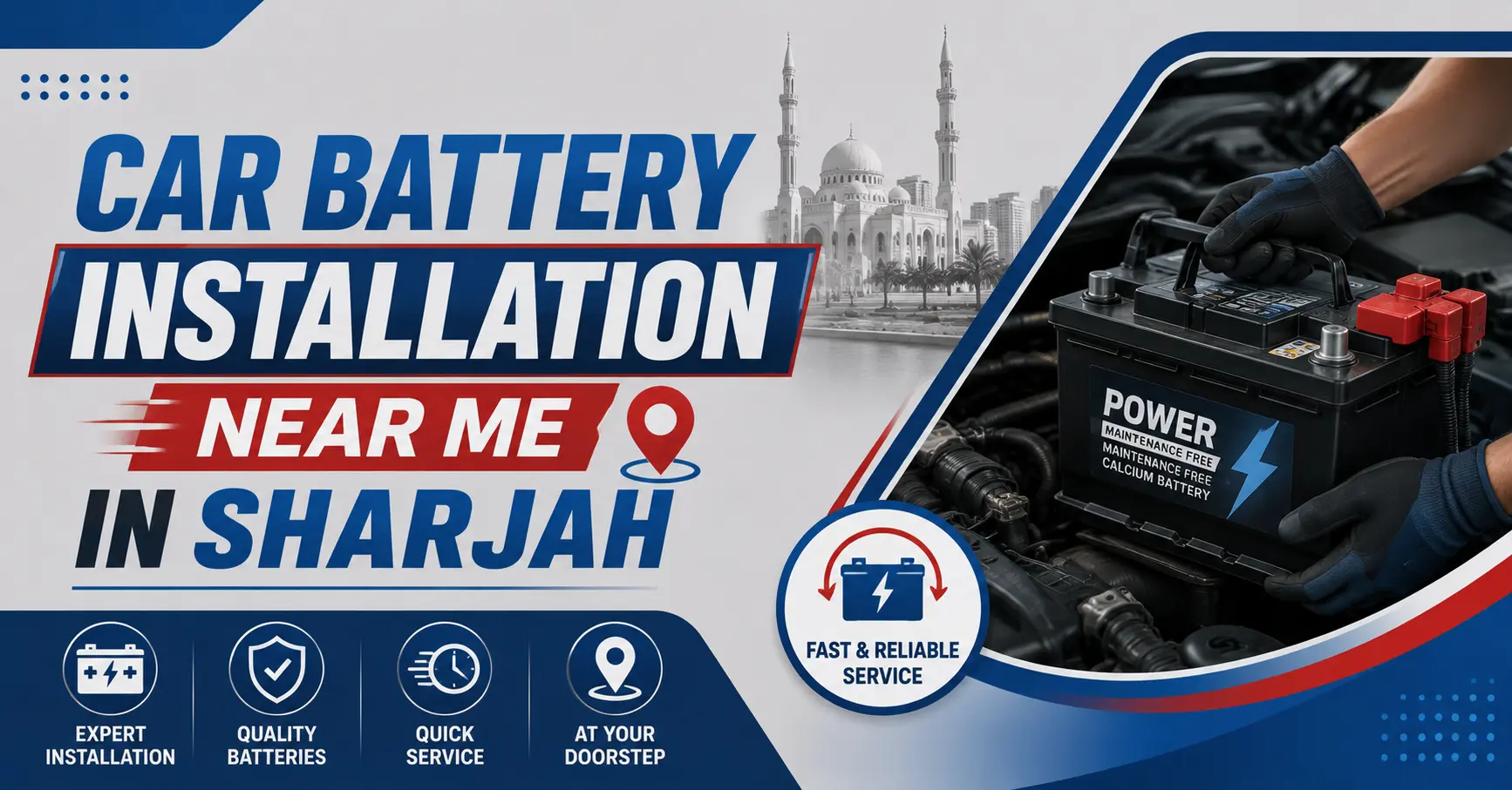 Car Battery Installation Near Me in Sharjah